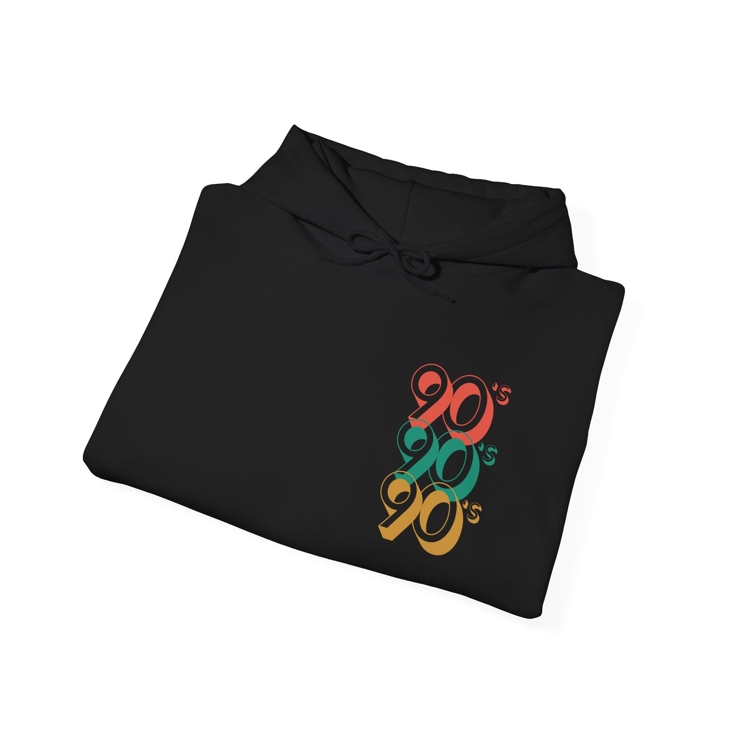 90's Retro Unisex Hooded Sweatshirt - Nostalgic Style and Comfort
